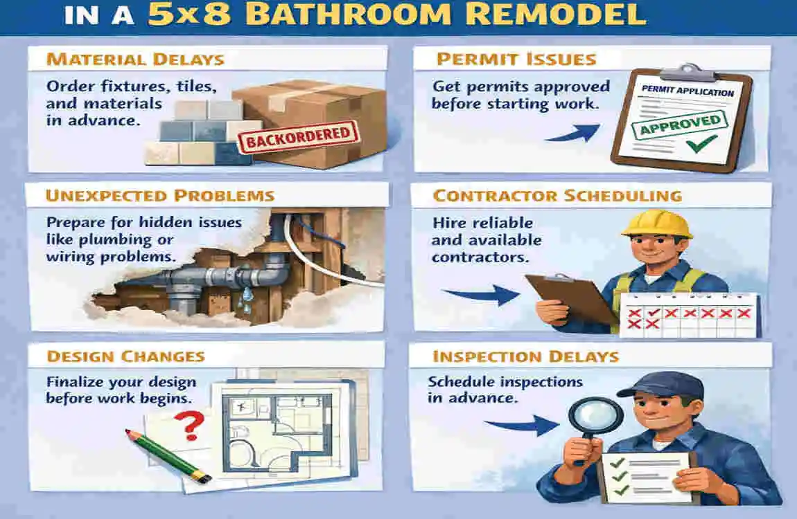 How Long for a 5x8 Bathroom Remodel in Your House?