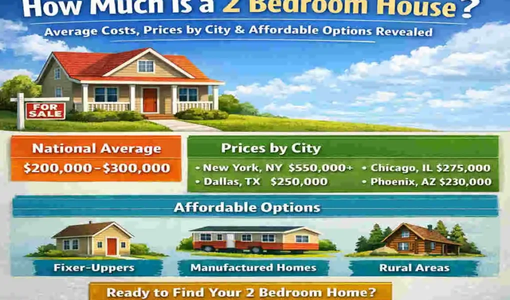 How Much Is a 2 Bedroom House