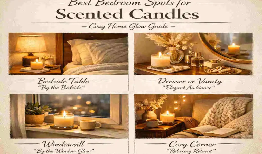 Best Bedroom Spots for Scented Candles: Cozy Home Glow Guide