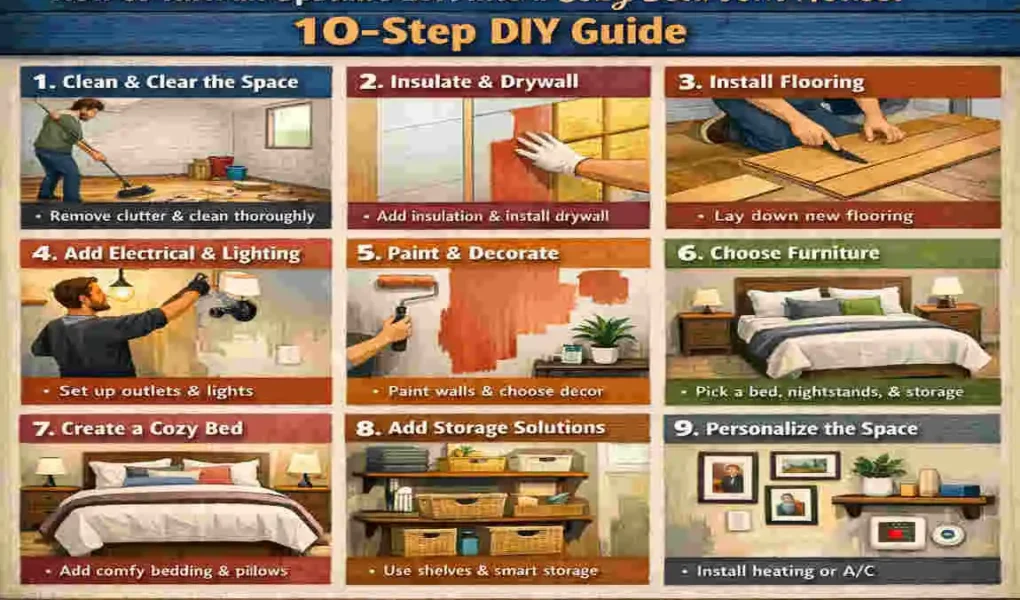 Upstairs Loft into a Dream Bedroom