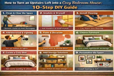 Upstairs Loft into a Dream Bedroom