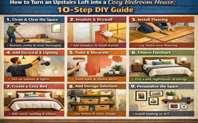 Upstairs Loft into a Dream Bedroom