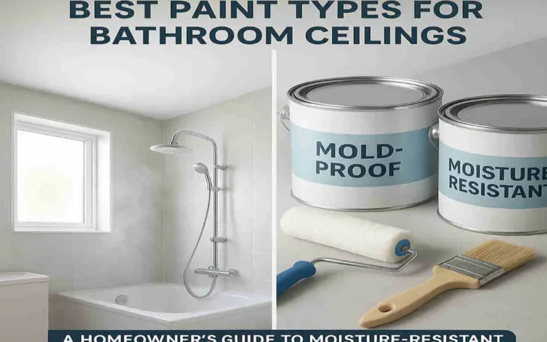 Best Paint Types for Bathroom Ceilings: A Homeowner’s Guide to Moisture-Resistant and Mold-Proof Finishes