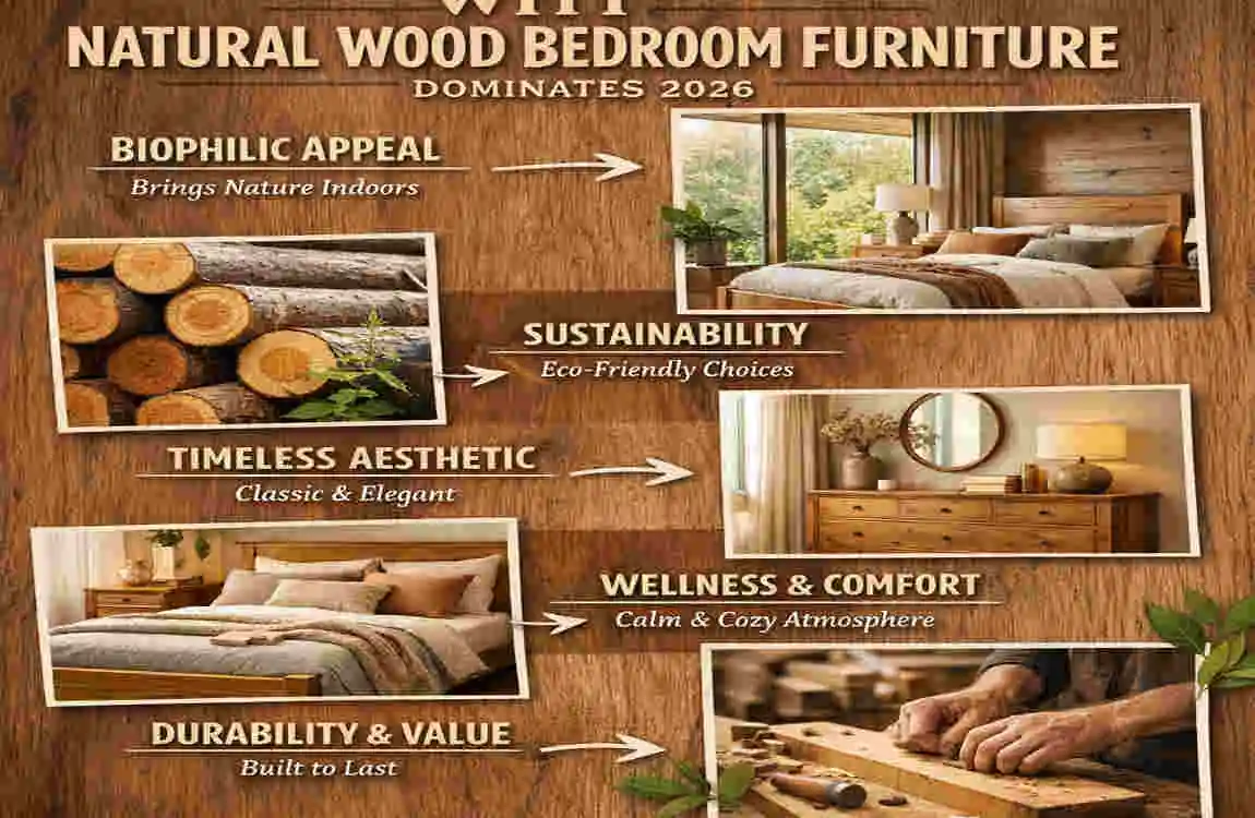 Top 10 Natural Wood Bedroom House Furniture Trends