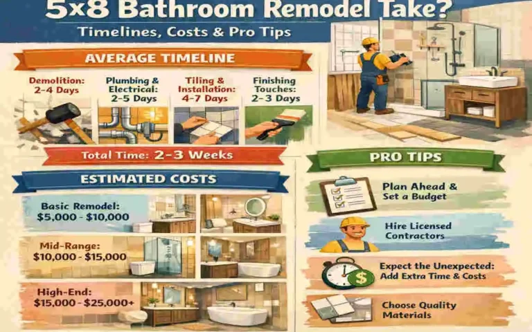 How Long for a 5x8 Bathroom Remodel