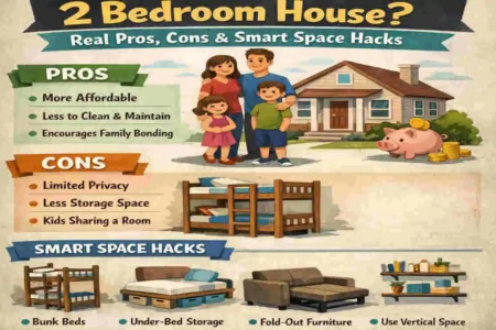 can a family of 4 live in a 2 bedroom house