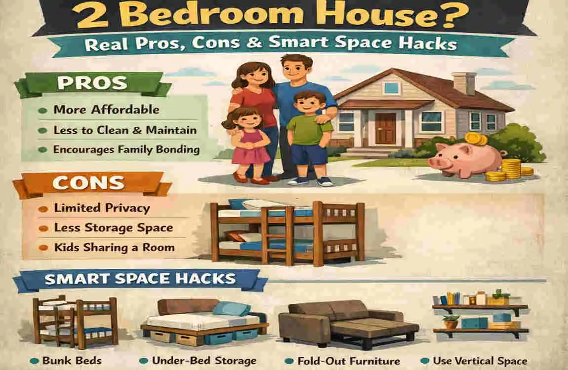 Can a Family of 4 Live in a 2 Bedroom House? Real Pros, Cons & Smart ...
