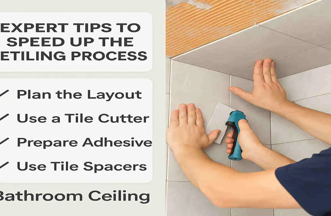 How long to retile a bathroom ceiling
