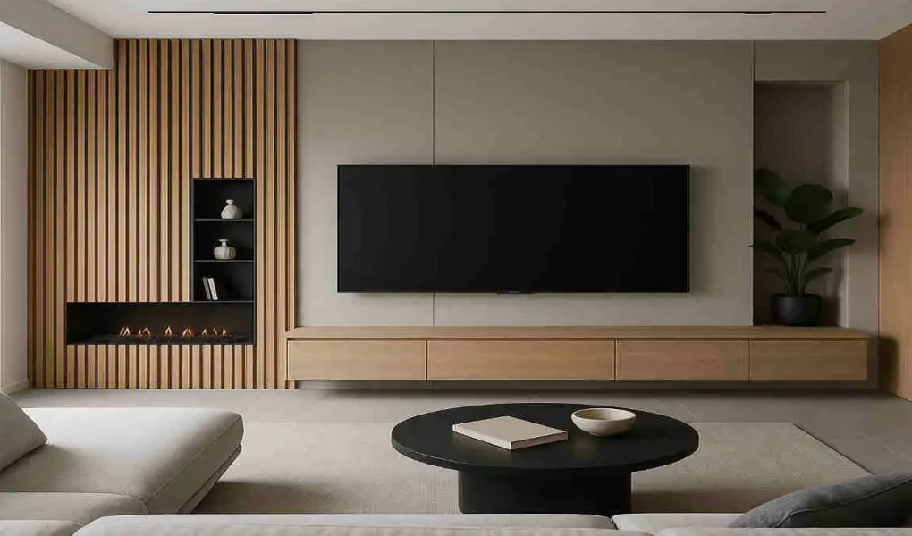 Modern false wall house ideas interior