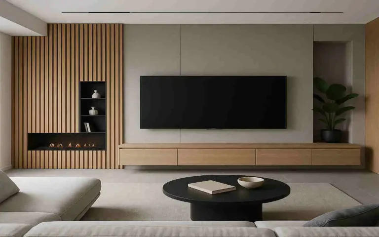 Modern false wall house ideas interior