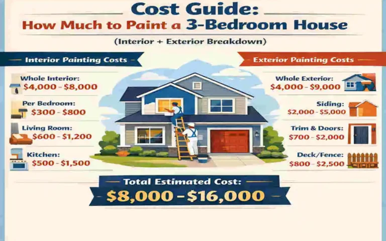 How Much Does It Cost to Paint a 3 Bedroom