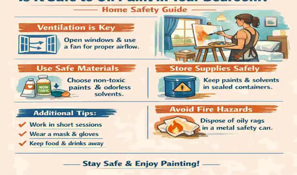 Is It Safe to Oil Paint in Your Bedroom? Home Safety Guide