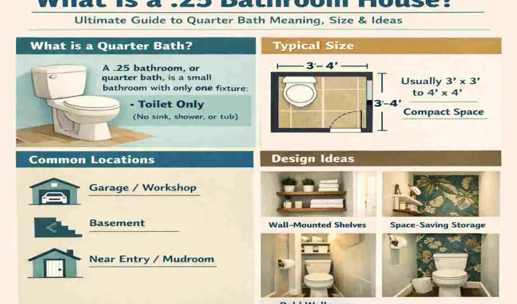 what is .25 bathroom