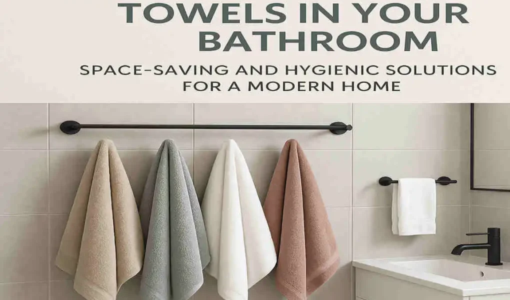 How to Hang Wet Towels in Your Bathroom: Space-Saving and Hygienic Solutions for a Modern Home