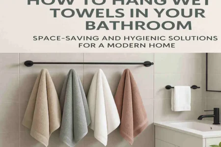 How to Hang Wet Towels in Your Bathroom: Space-Saving and Hygienic Solutions for a Modern Home
