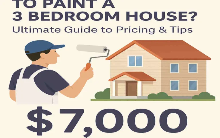 How Much Does It Cost to Paint a 3 Bedroom House? Ultimate Guide to Pricing & Tips