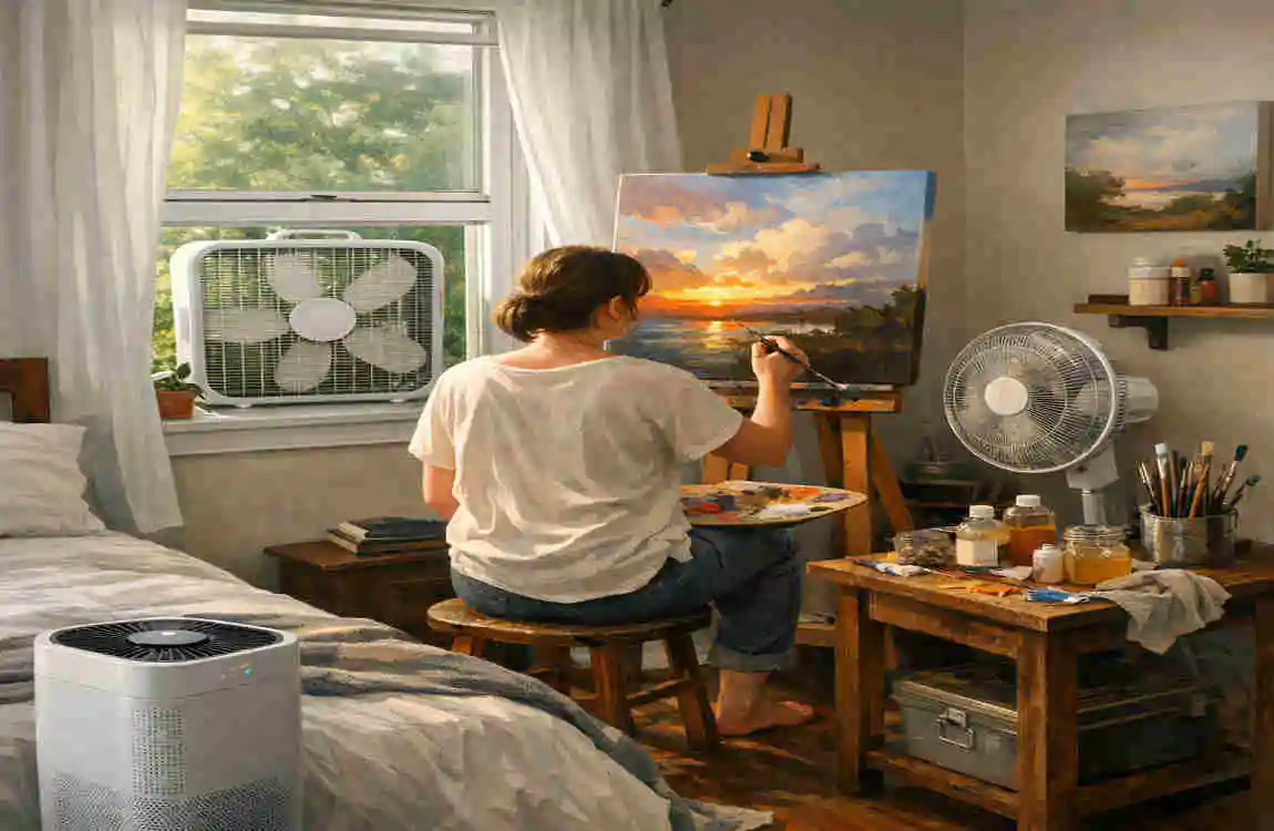 Is It Safe to Oil Paint in Your Bedroom? Home Safety Guide