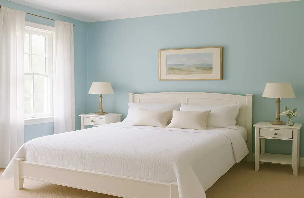 Light Blue Bedroom Walls: 7 Best Bedding Colors for a Serene, Trending Look