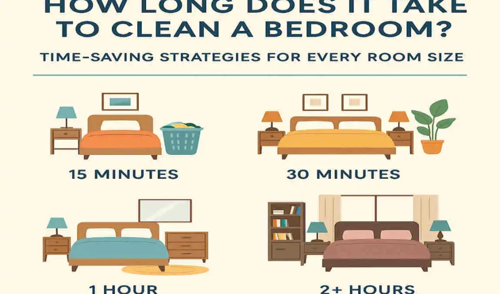 How Long Does It Take to Clean a Bedroom? Time-Saving Strategies for Every Room Size
