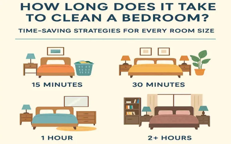 How Long Does It Take to Clean a Bedroom? Time-Saving Strategies for Every Room Size