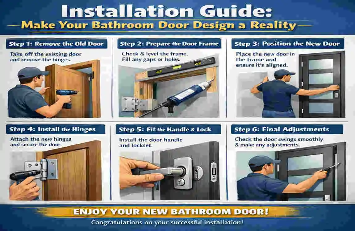 Can a Bathroom Door Design