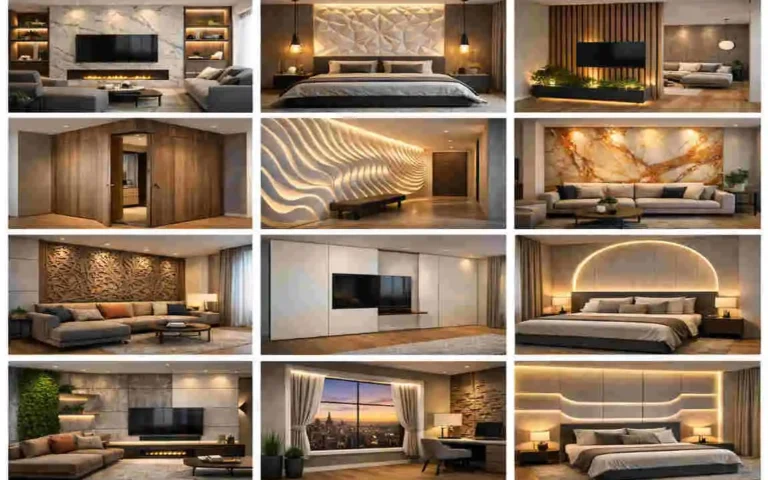 Modern false wall house ideas interior