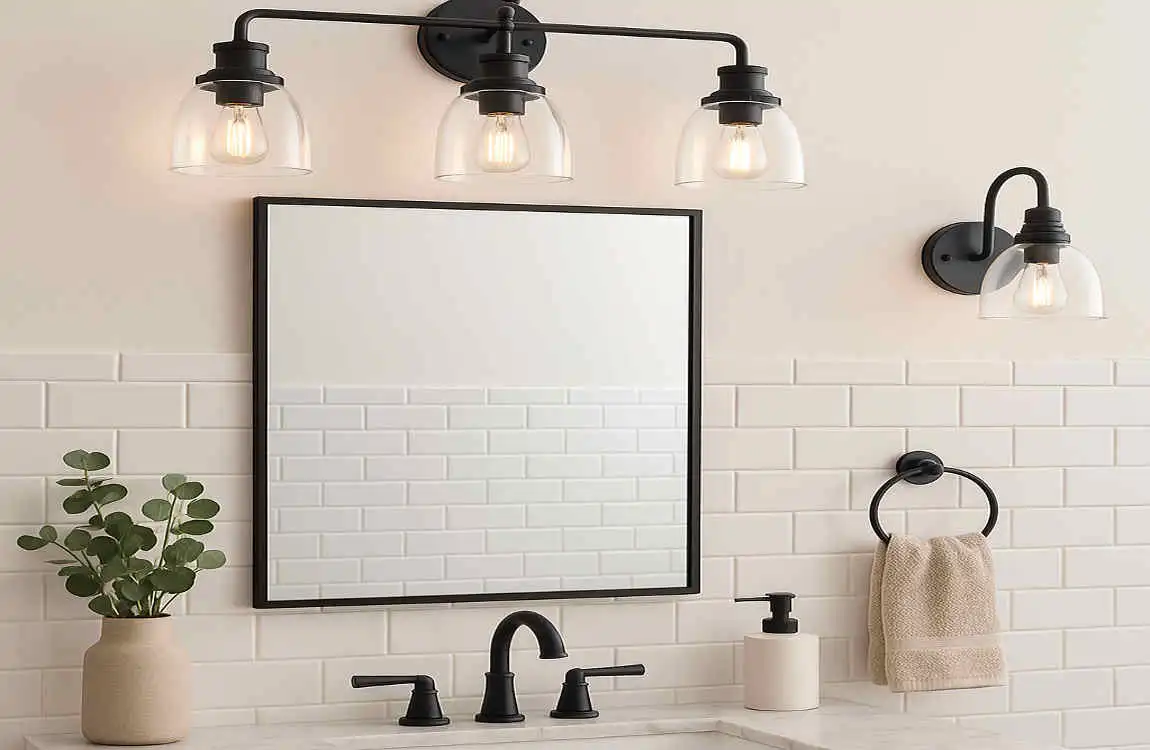 Modern Farmhouse Black Bathroom Light Fixtures: Trending Designs to Elevate Your Space