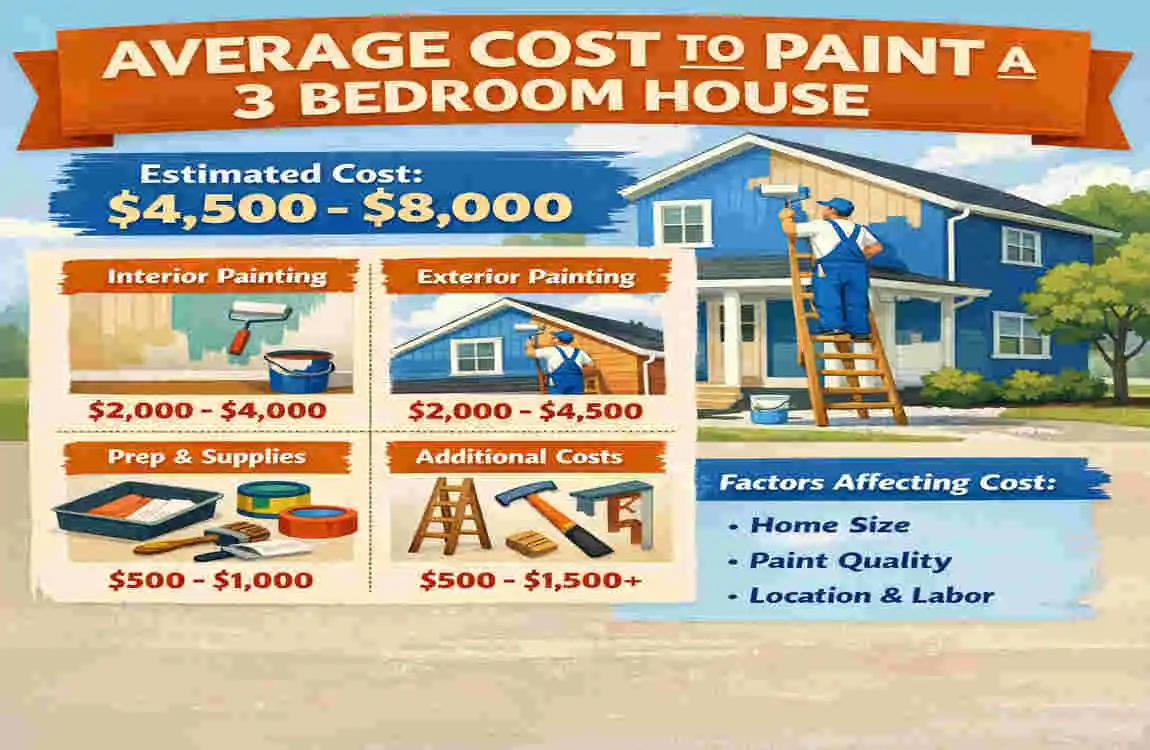 How Much Does It Cost to Paint a 3 Bedroom