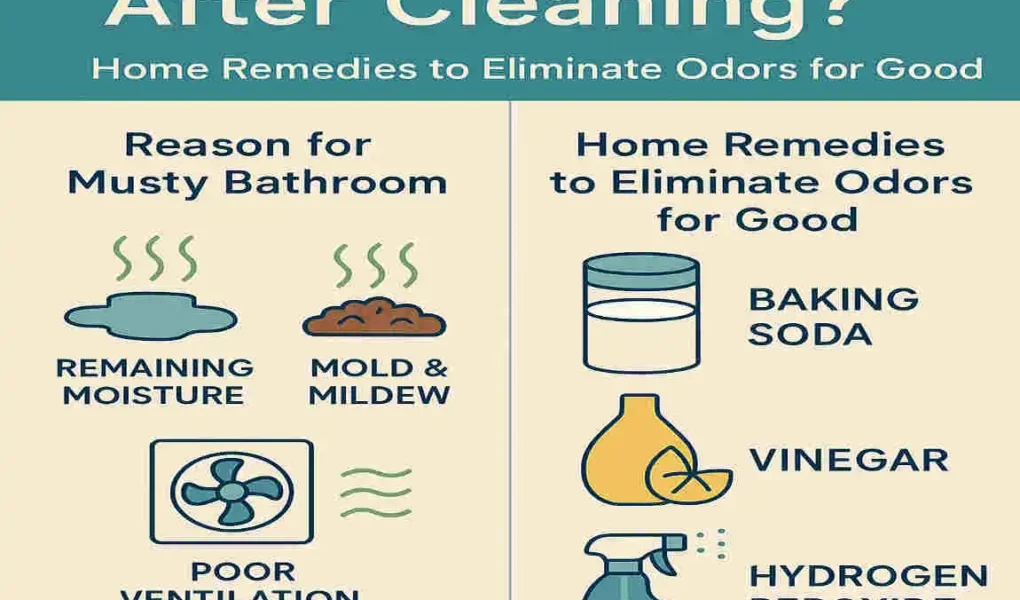 Why Does the Bathroom Smell Musty After Cleaning? Home Remedies to Eliminate Odors for Good