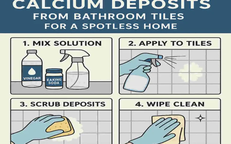 Ultimate Guide: How to Remove Calcium Deposits from Bathroom Tiles for a Spotless Home