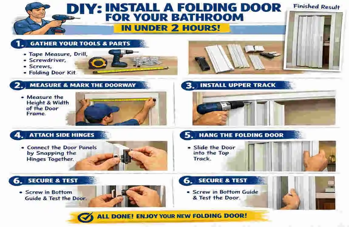 Space-Saving Folding Bathroom Doors: Transform Your Home