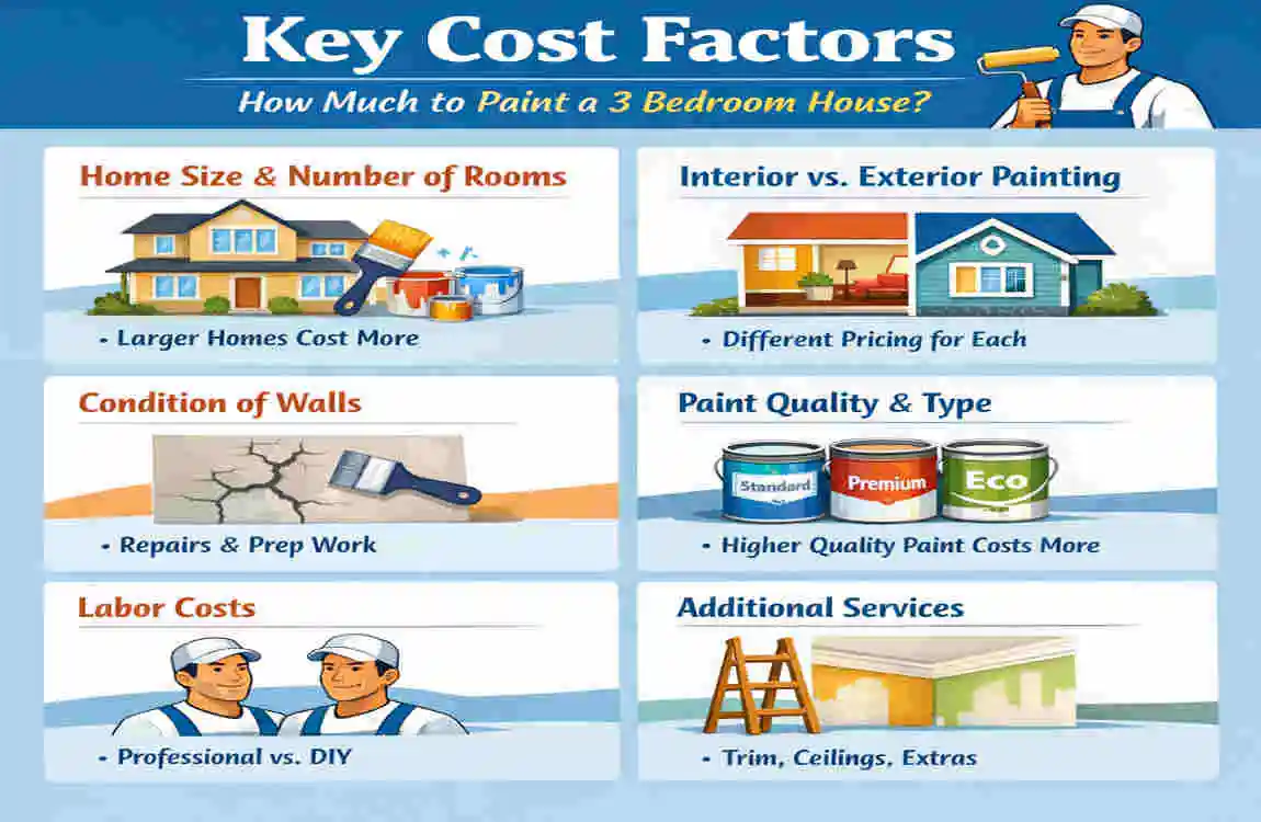 How Much Does It Cost to Paint a 3 Bedroom