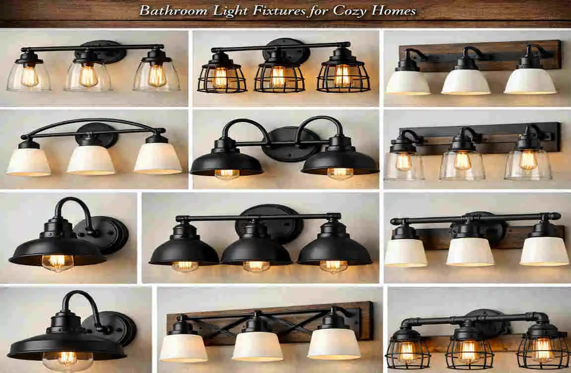 Top Farmhouse Black Bathroom Lights for Cozy Homes
