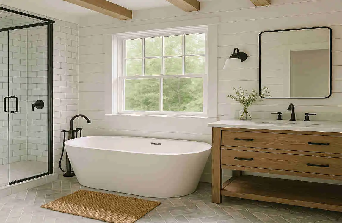 Modern Farmhouse Black Bathroom Light Fixtures: Trending Designs to Elevate Your Space