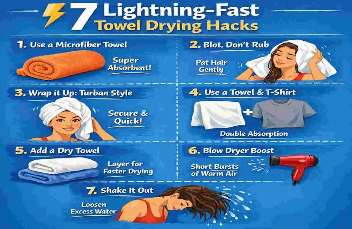 How to Hang Wet Towels