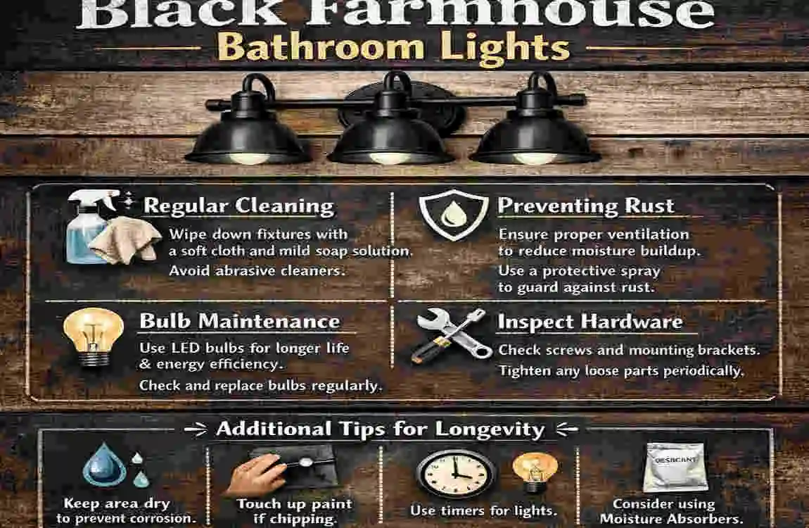 Top Farmhouse Black Bathroom Lights for Cozy Homes