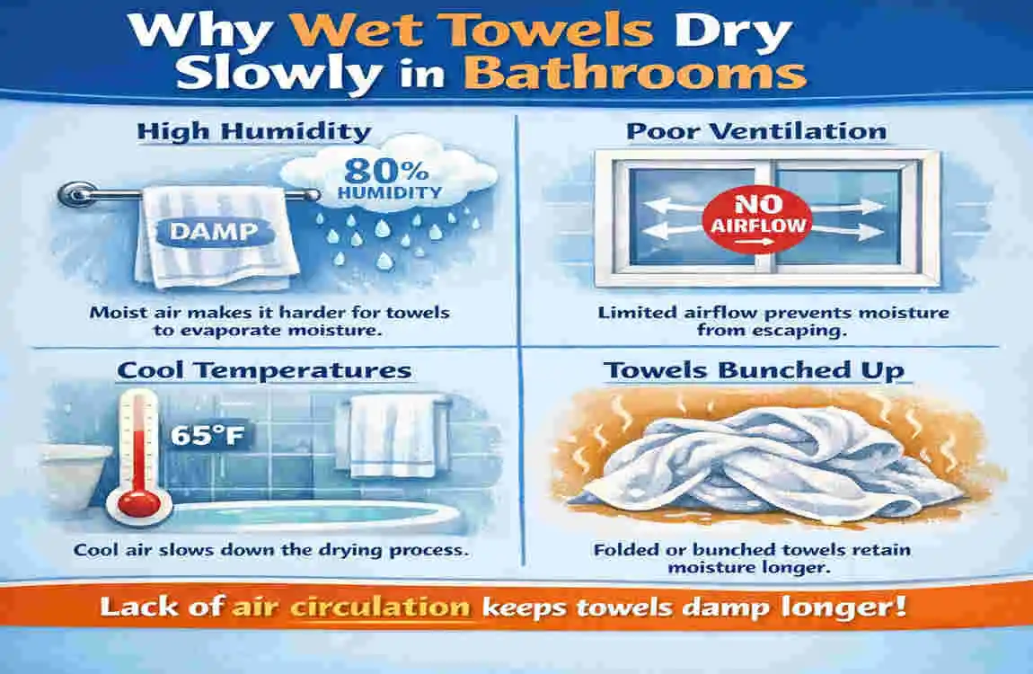 How to Hang Wet Towels