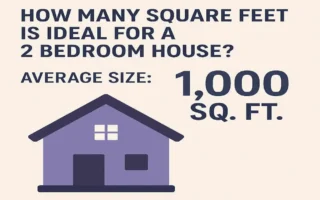 How Many Square Feet Is Ideal for a 2 Bedroom House? Average Sizes and Trends