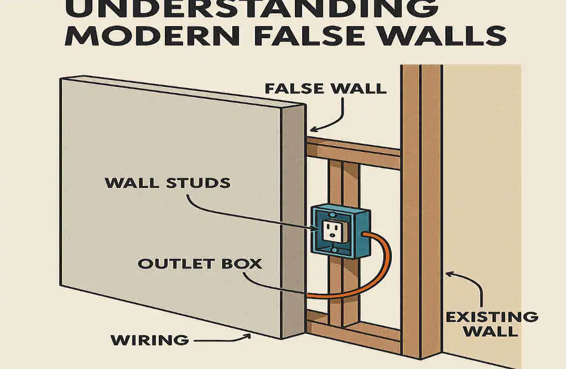 Modern false wall house ideas interior