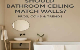 Should Bathroom Ceiling Match Walls? House Design Pros, Cons & Trends