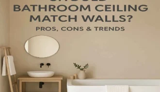 Should Bathroom Ceiling Match Walls? House Design Pros, Cons & Trends