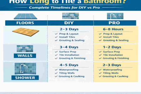 How Long to Tile a Bathroom