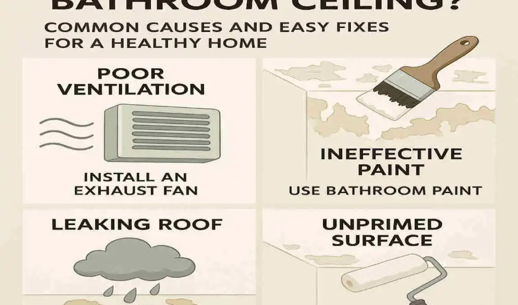 Why Is Paint Peeling on Your Bathroom Ceiling? Common Causes and Easy Fixes for a Healthy Home