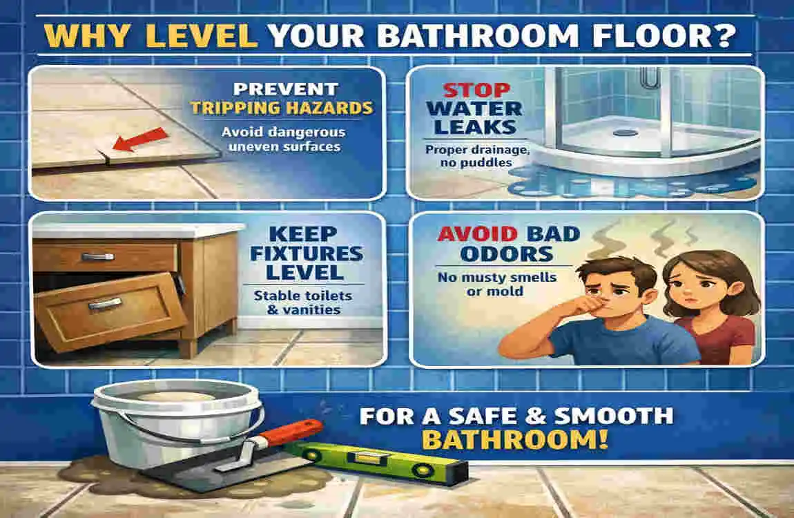 How to Level Your Bathroom Floo