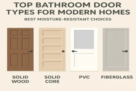 Top Bathroom Door Types for Modern Homes: Best Moisture-Resistant Choices