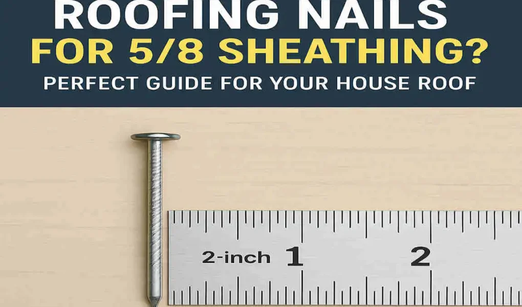 What Size Roofing Nails for 5/8 Sheathing? Perfect Guide for Your House Roof