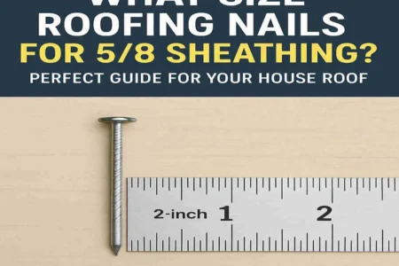 What Size Roofing Nails for 5/8 Sheathing? Perfect Guide for Your House Roof