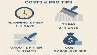 How Long to Tile a Bathroom: Complete Home Timeline, Costs & Pro Tips