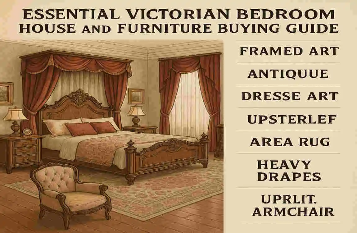 15 Modern Victorian Bedroom Ideas: House Furniture & Elegant Decor Essentials​