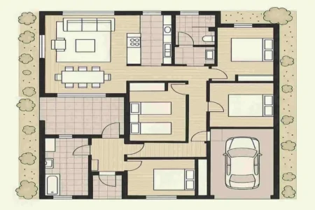 Top Modern 3 Bedroom House Plans: Stylish, Functional, and Space-Smart Designs